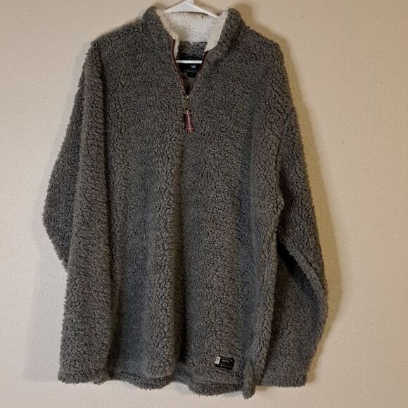 Southern Marsh gray 1/4 zip pull over fleece size XL - Picture 1 of 6